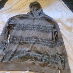 Hurley Gray Patterned Men's Sweater